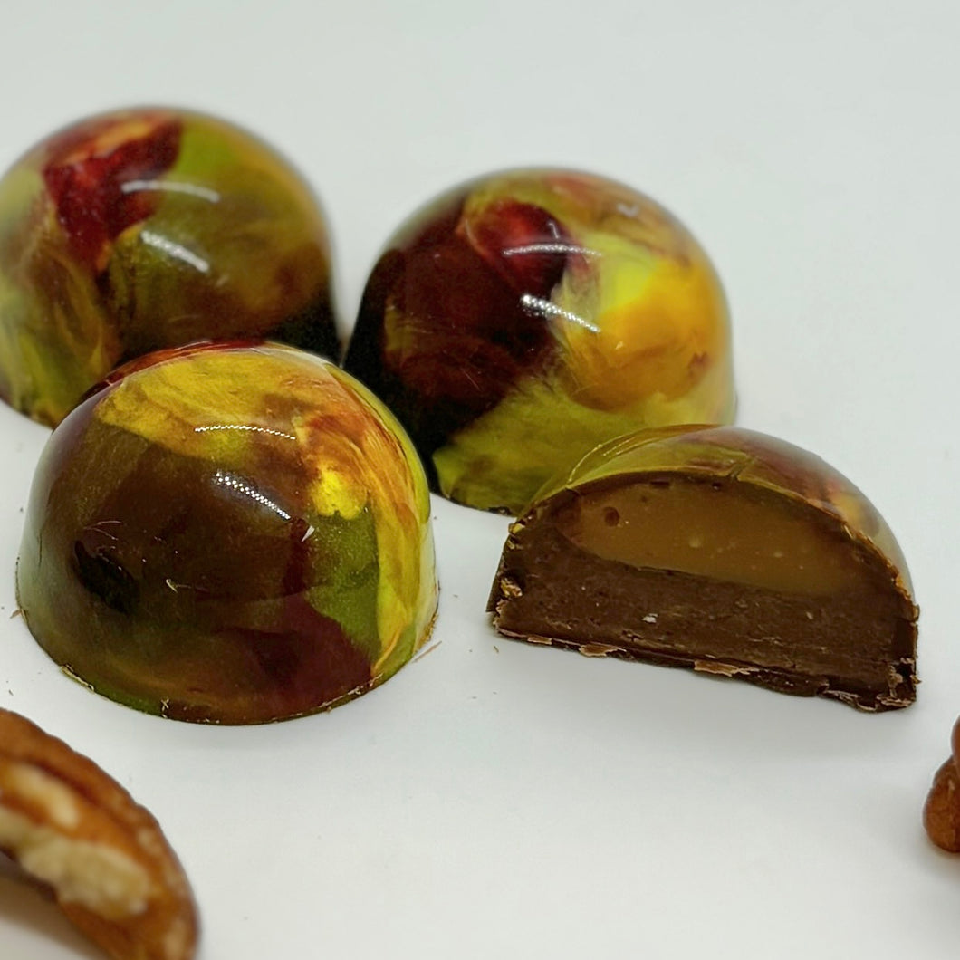 Maple caramel & pecan gianduja